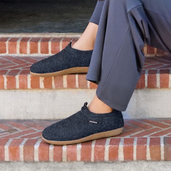 Giesswein Virgin Wool Vent Bluescuff Slippers EU 41 Womens 10 Mens 8 - Picture 15 of 16